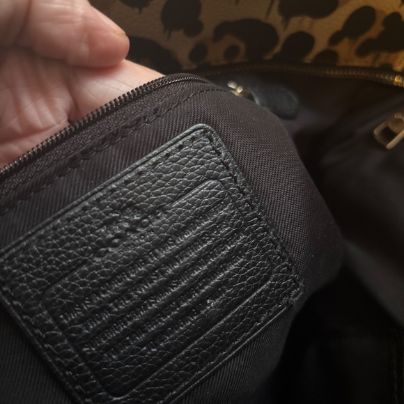 Coach leopard print tote bag - Picture 3 of 8